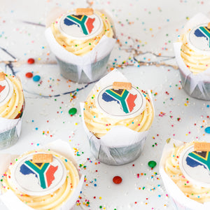 Heritage Rainbow Africa Cupcakes