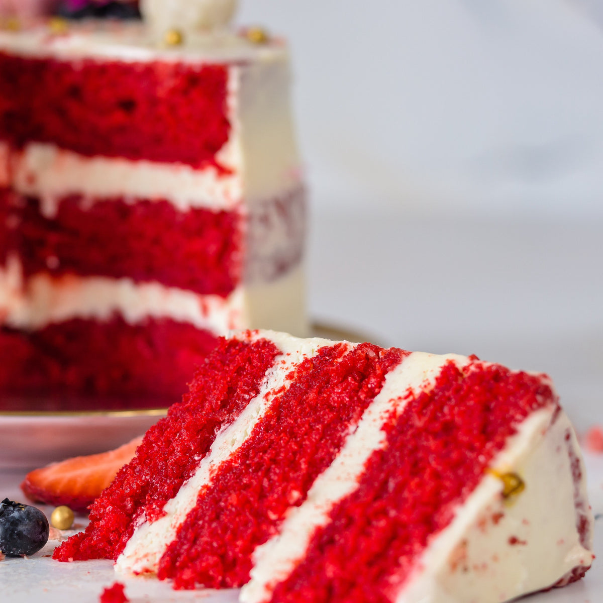 VERY BERRY RED VELVET CAKE