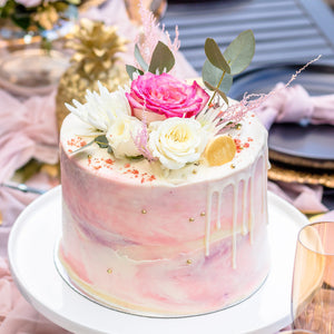 Bellissima Pink and Gold Cake