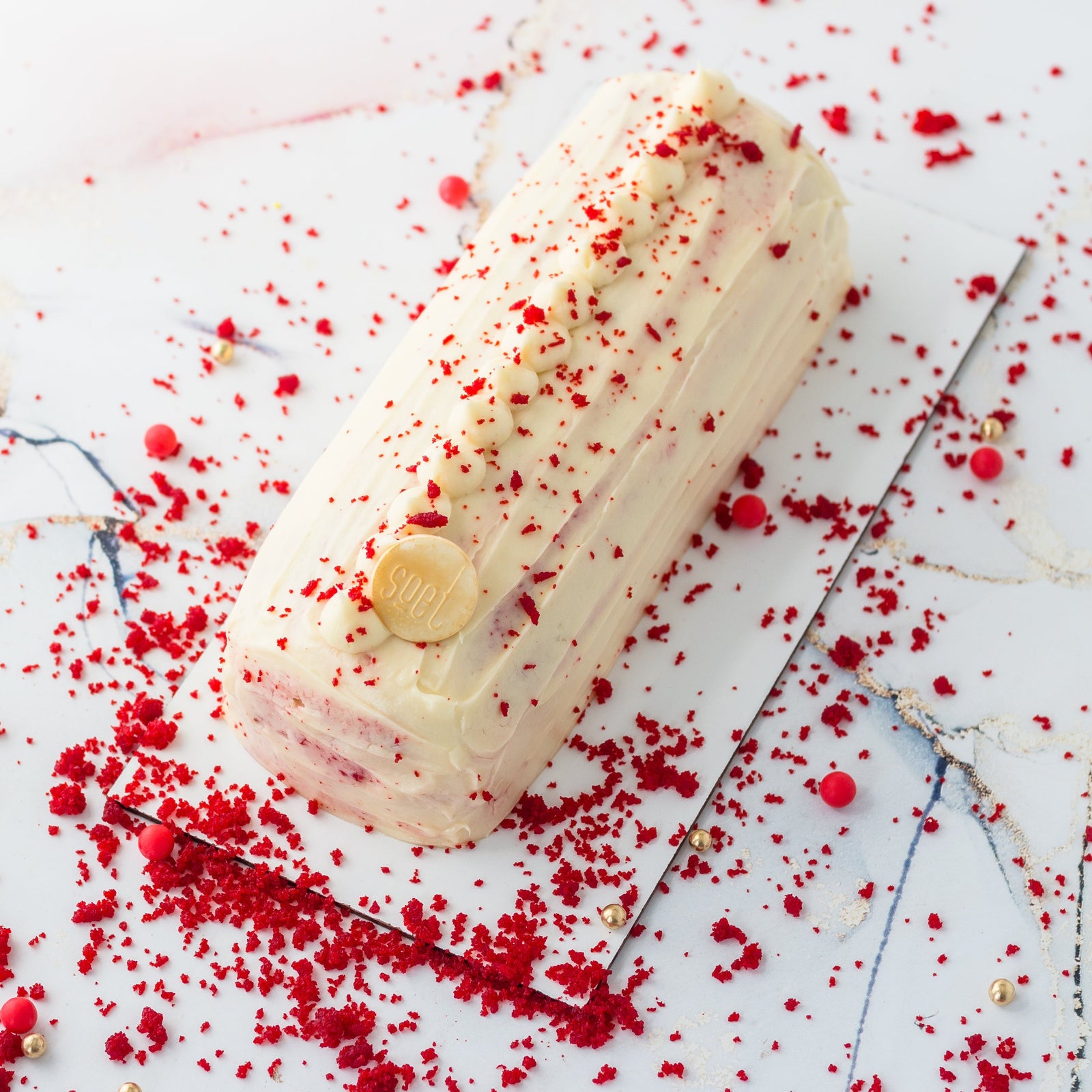 18CM RED VELVET LOG CAKE