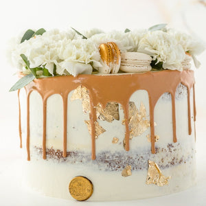 One Tier Wedding Cake