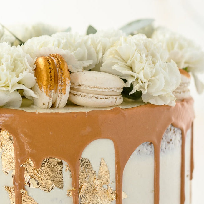 One Tier Wedding Cake